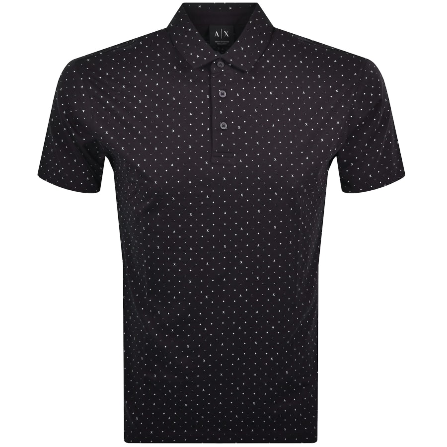 Image number 1 for Armani Exchange Polo T Shirt Navy