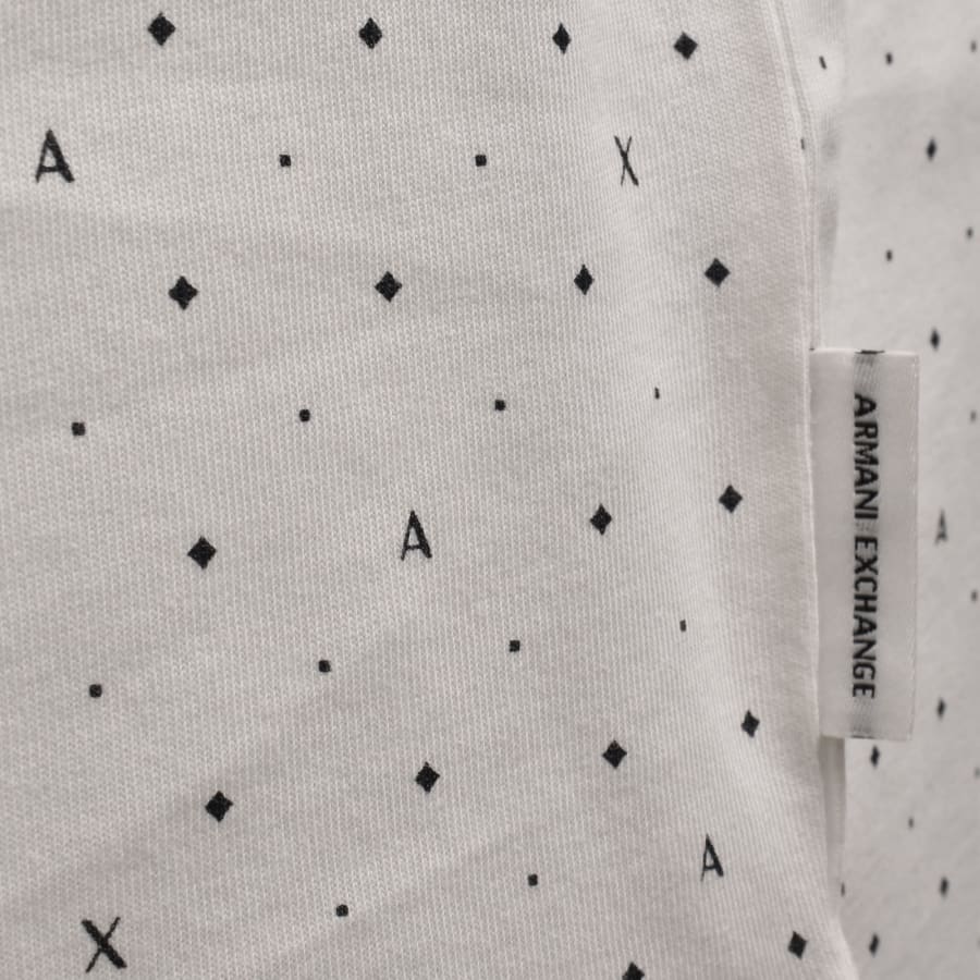 Image number 3 for Armani Exchange Polo T Shirt Off White