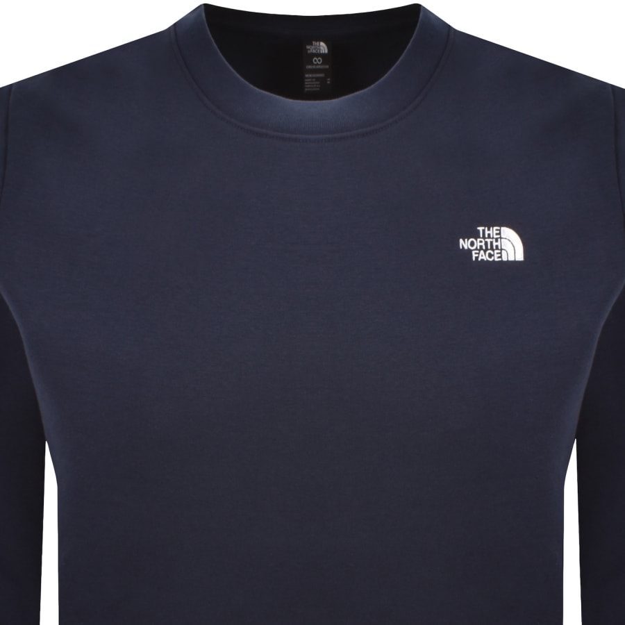 Image number 2 for The North Face Crew Neck Sweatshirt Navy