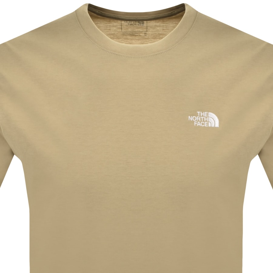 Image number 2 for The North Face Evolution Simple T Shirt Khaki