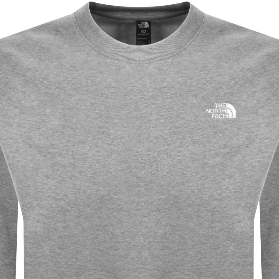 Image number 2 for The North Face Crew Neck Sweatshirt Grey