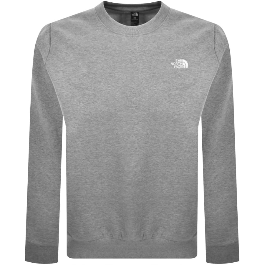 Image number 1 for The North Face Crew Neck Sweatshirt Grey