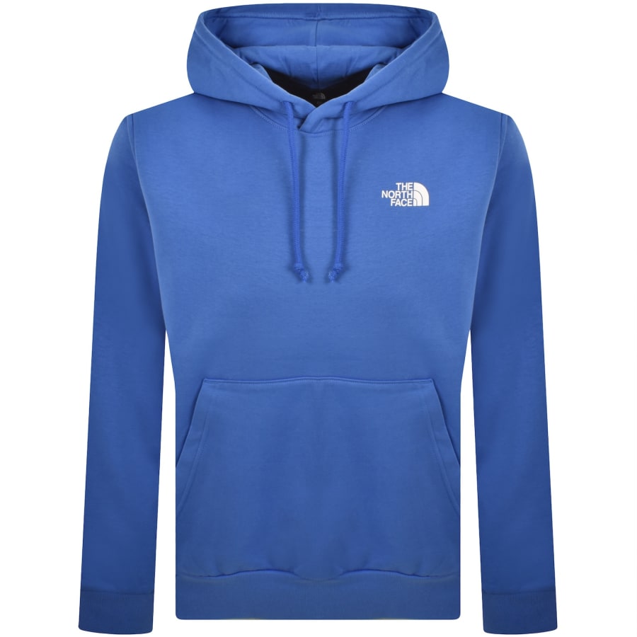 Image number 2 for The North Face Evo Box Hoodie Blue