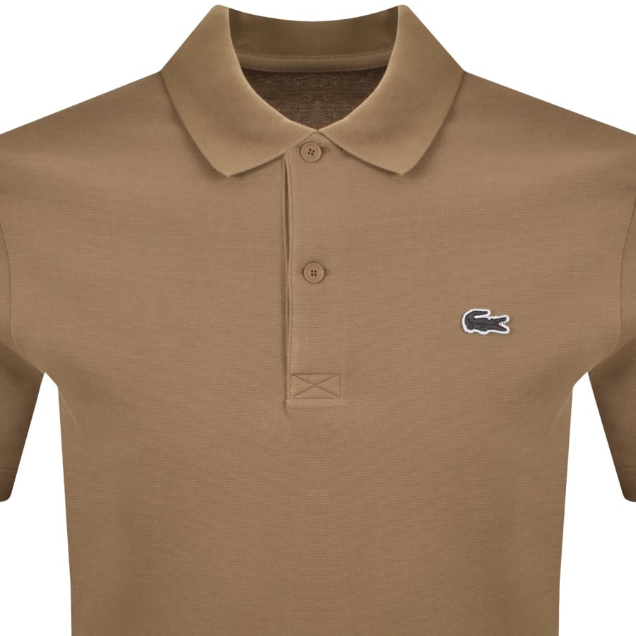 Image number 2 for Lacoste Core Essentials Polo Brown