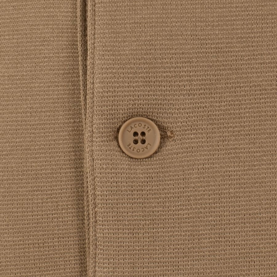 Image number 4 for Lacoste Core Essentials Polo Brown
