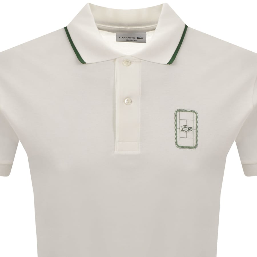 Image number 2 for Lacoste Core Logo Polo White