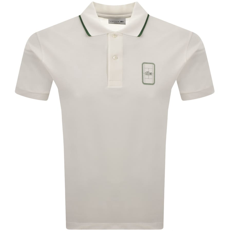 Image number 1 for Lacoste Core Logo Polo White