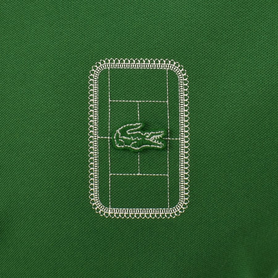 Image number 3 for Lacoste Core Logo Polo Green