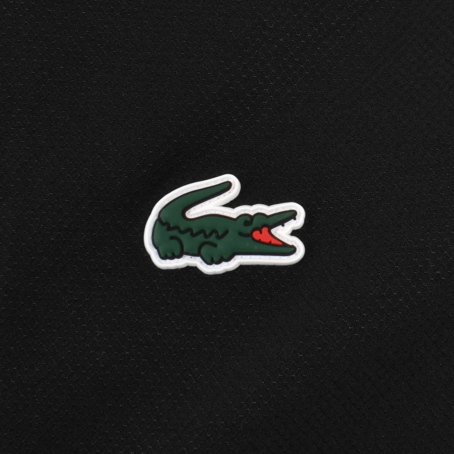 Image number 3 for Lacoste Hooded Track Jacket Black