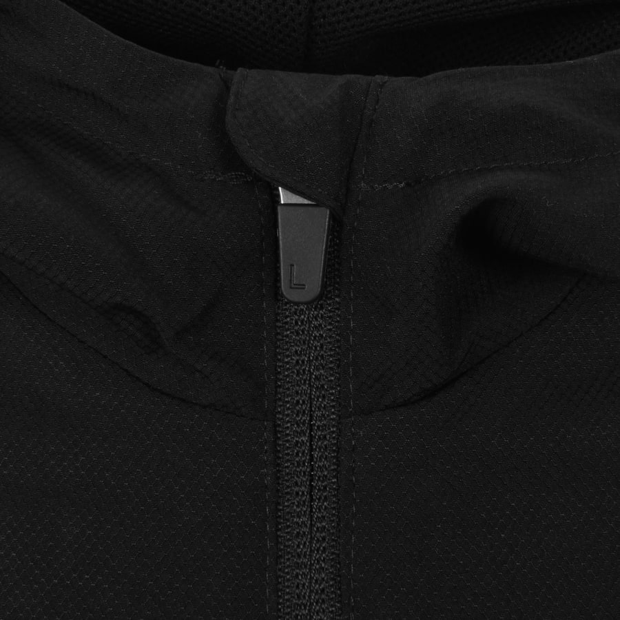 Image number 4 for Lacoste Hooded Track Jacket Black