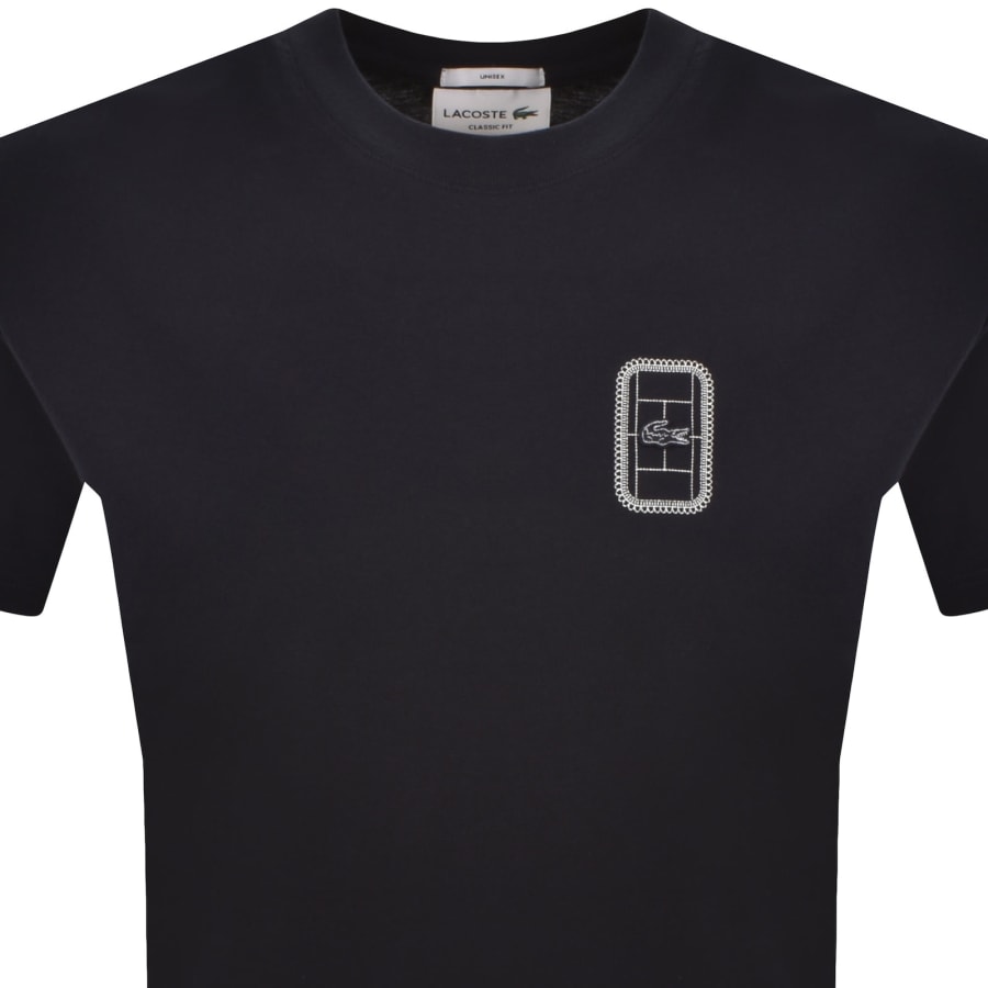 Image number 3 for Lacoste Logo T Shirts Navy