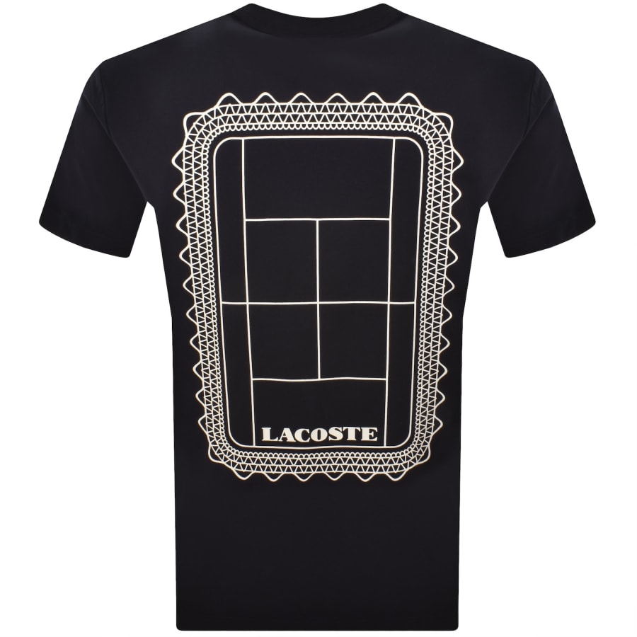Image number 5 for Lacoste Logo T Shirts Navy