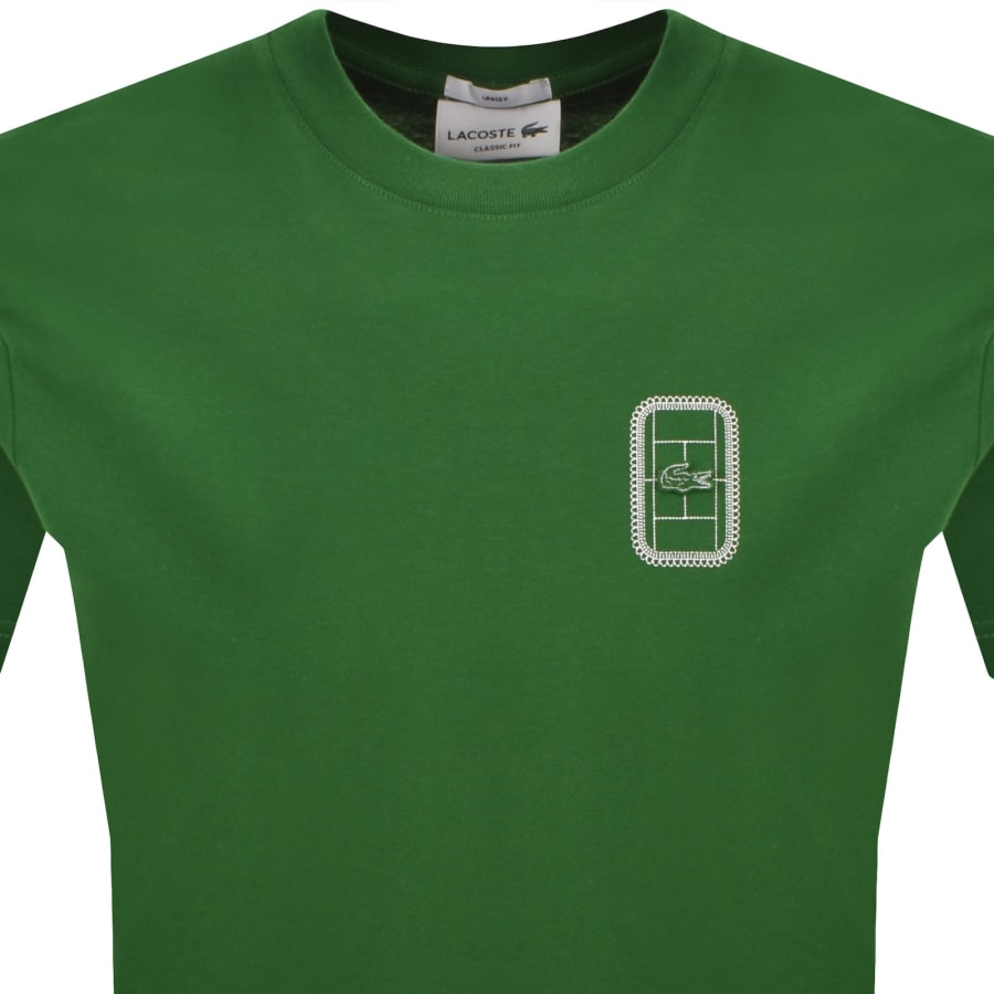 Image number 3 for Lacoste Logo T Shirts Green