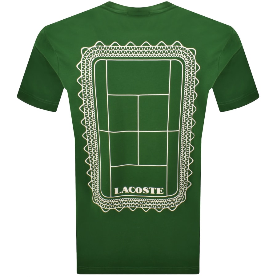 Image number 5 for Lacoste Logo T Shirts Green