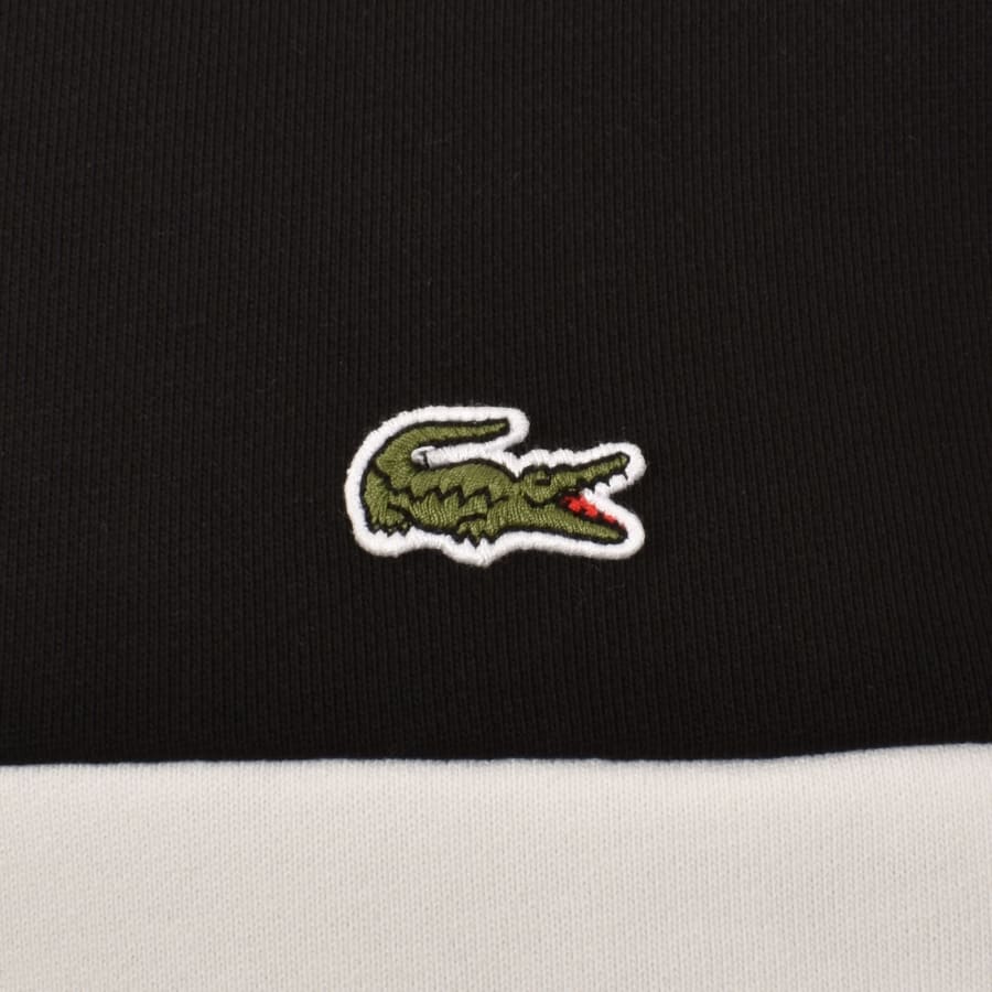 Image number 3 for Lacoste Colour Block Sweatshirt Black
