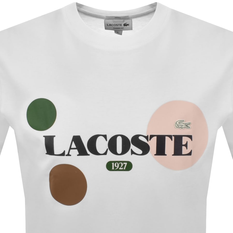 Image number 2 for Lacoste Logo T Shirts White