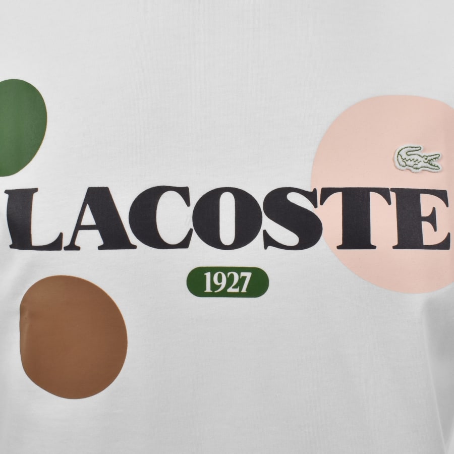 Image number 3 for Lacoste Logo T Shirts White