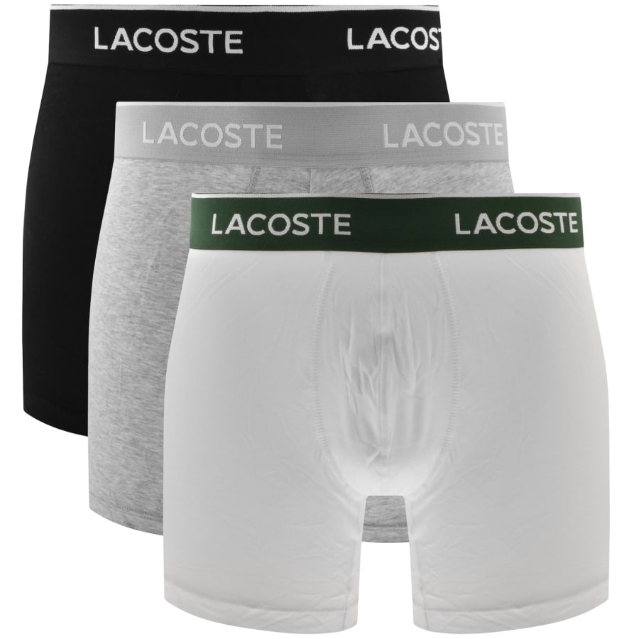 Image number 1 for Lacoste Underwear 3 Pack Boxer Briefs