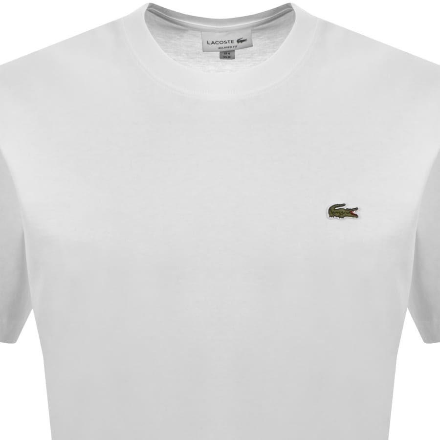 Image number 2 for Lacoste Crew Neck T Shirt White