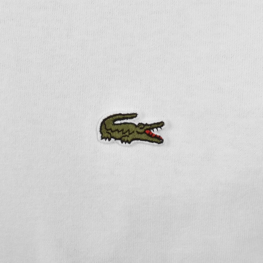 Image number 3 for Lacoste Crew Neck T Shirt White