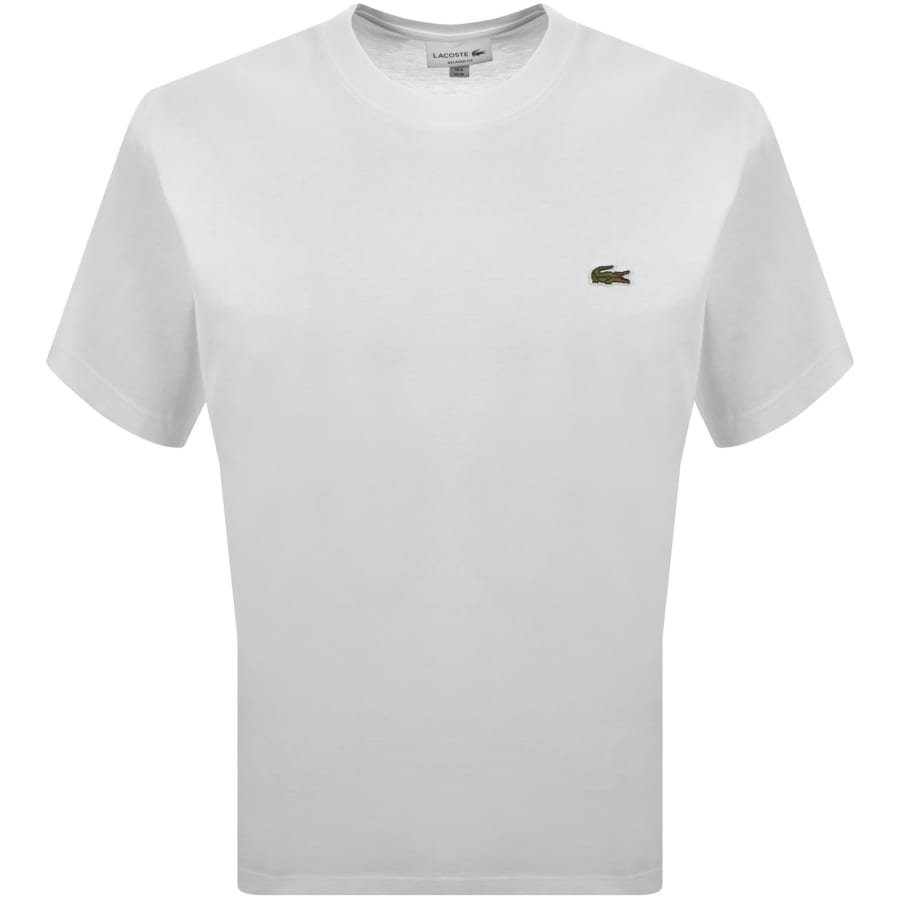 Image number 1 for Lacoste Crew Neck T Shirt White