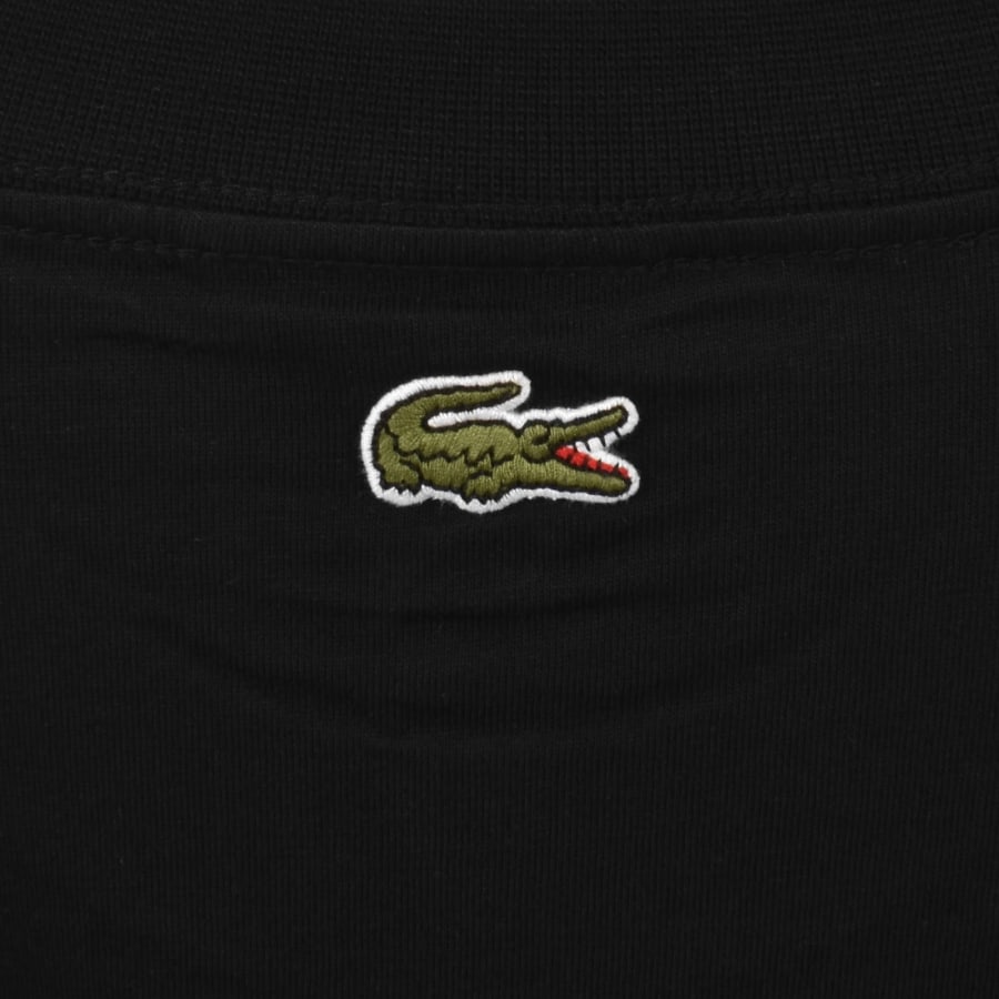 Image number 4 for Lacoste Crew Neck T Shirt Black