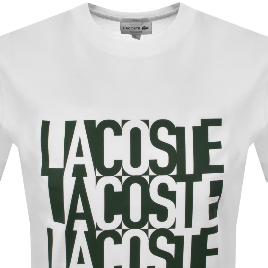 Image number 2 for Lacoste Crew Neck T Shirt White