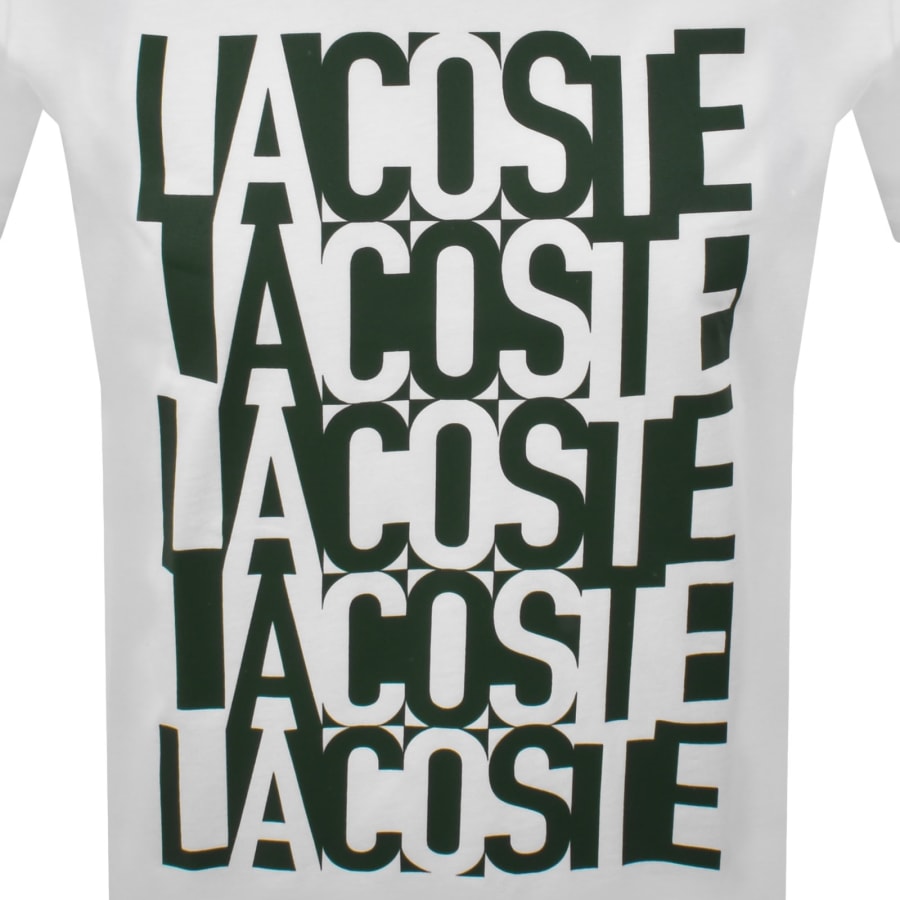 Image number 3 for Lacoste Crew Neck T Shirt White