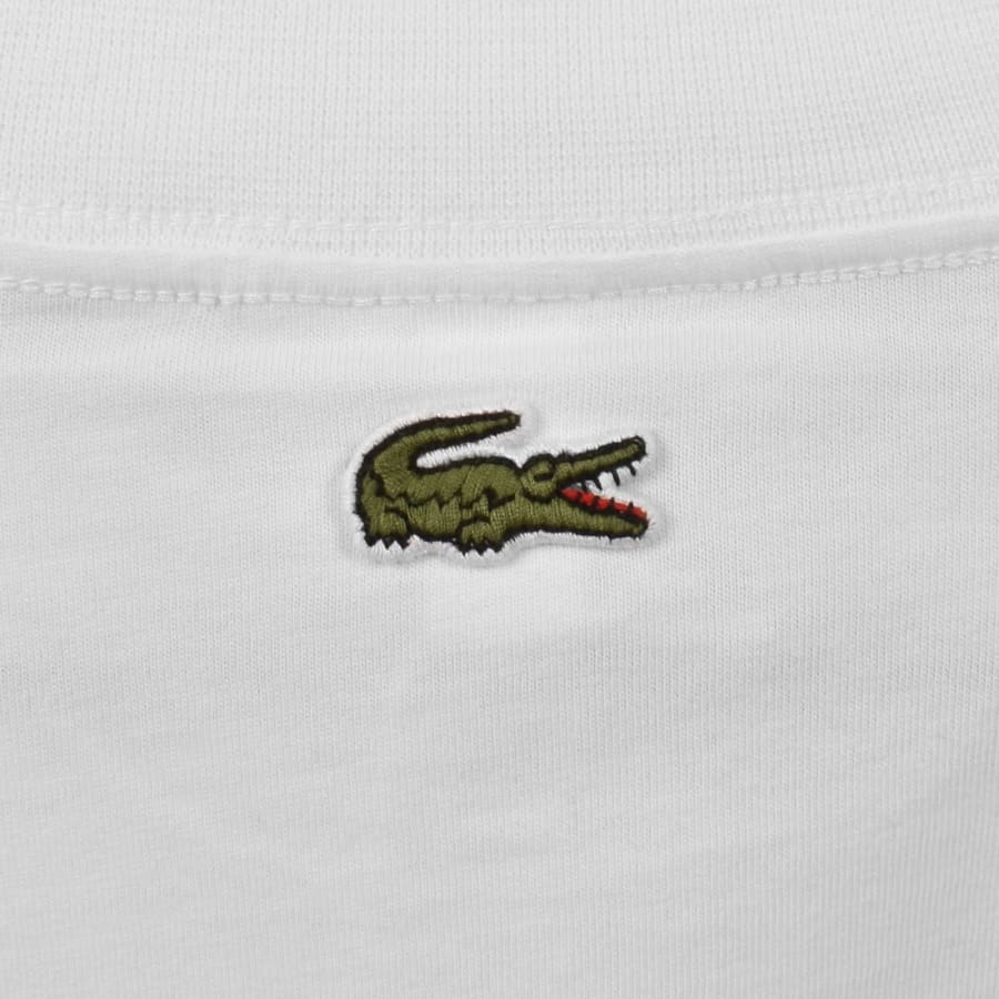 Image number 4 for Lacoste Crew Neck T Shirt White