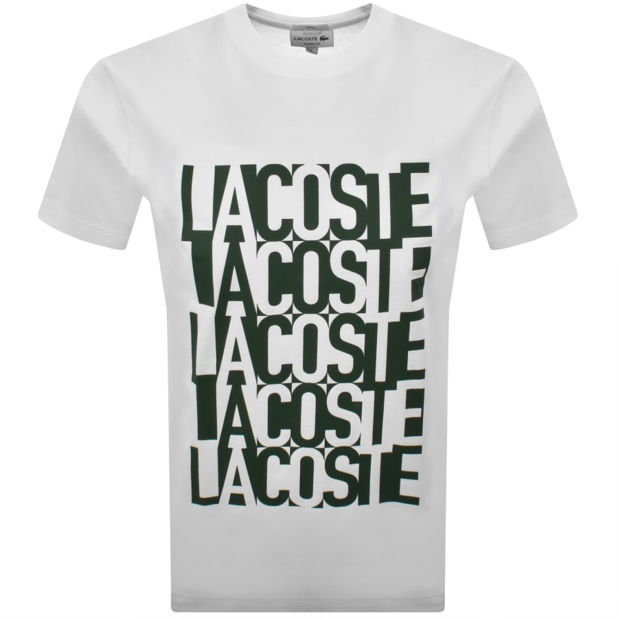 Image number 1 for Lacoste Crew Neck T Shirt White