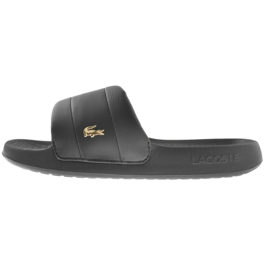 Image number 2 for Lacoste Serve Hybrid Sliders Black