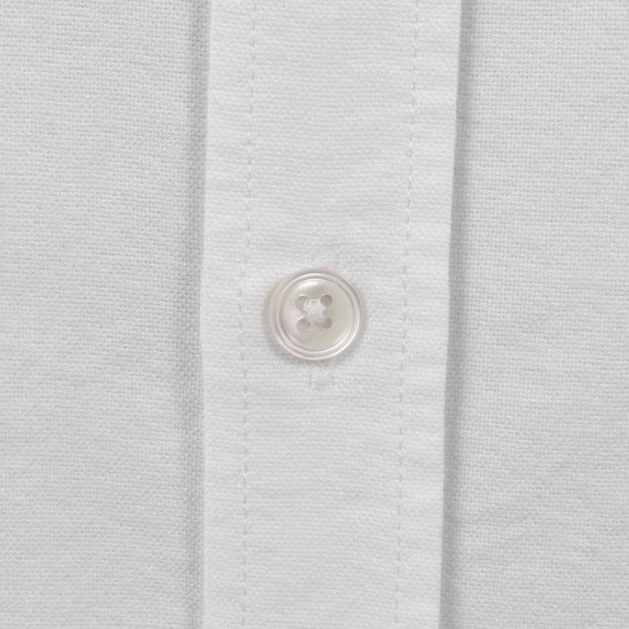 Image number 4 for Lacoste Woven Short Sleeved Shirt White
