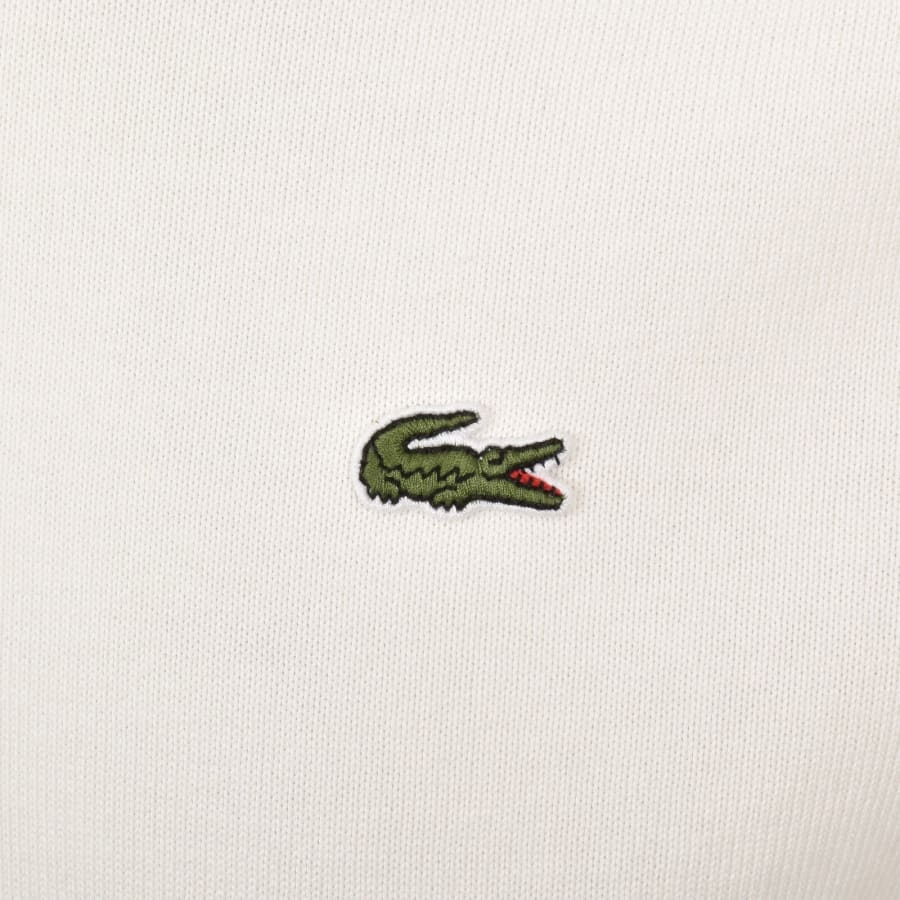 Image number 3 for Lacoste Crew Neck Knit Jumper White