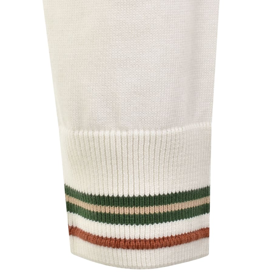 Image number 4 for Lacoste Crew Neck Knit Jumper White