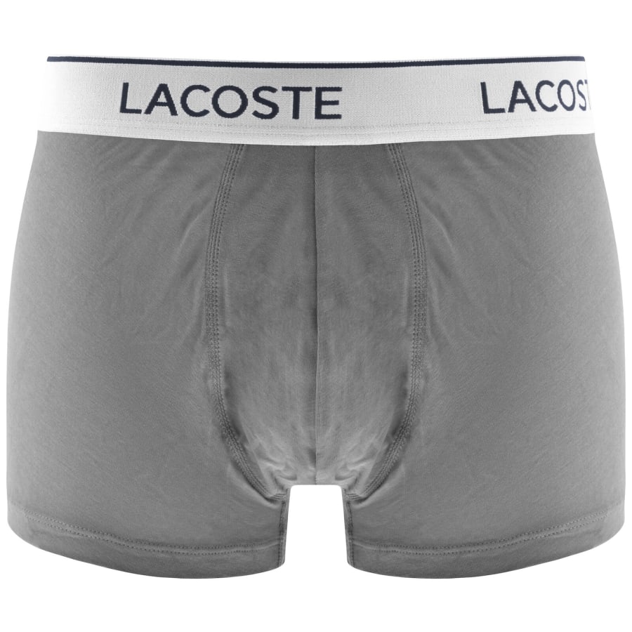 Image number 2 for Lacoste Underwear 3 Pack Boxer Grey