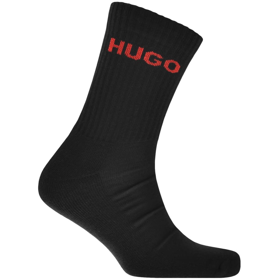 Image number 3 for HUGO 6 Pack Logo Socks