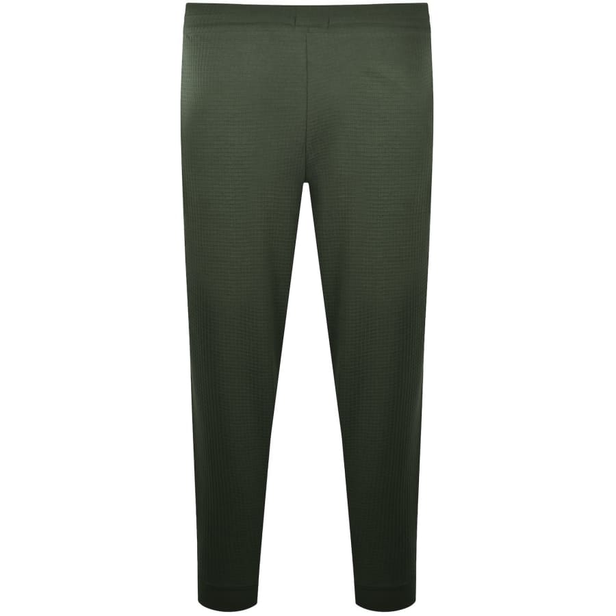 Image number 2 for HUGO Austin Waffle Joggers Green