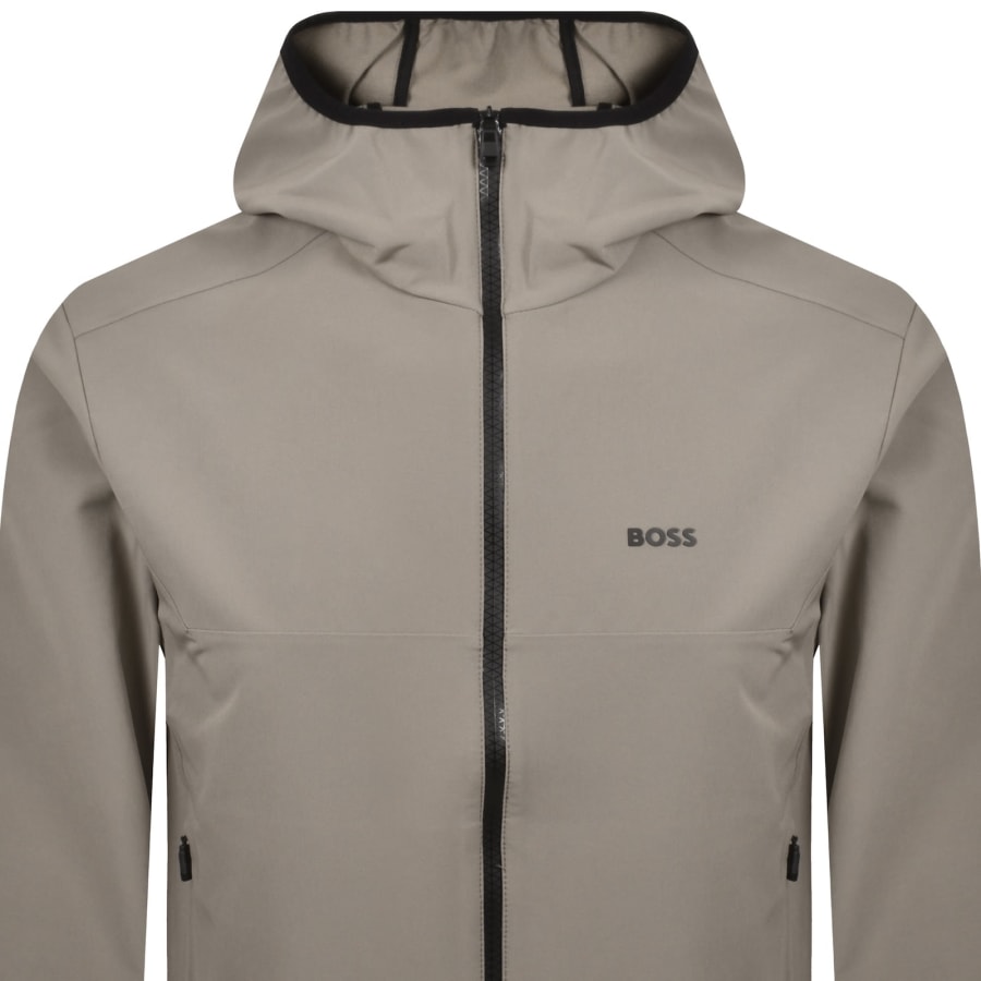 Image number 2 for BOSS Commuter Pro Hooded Jacket Beige