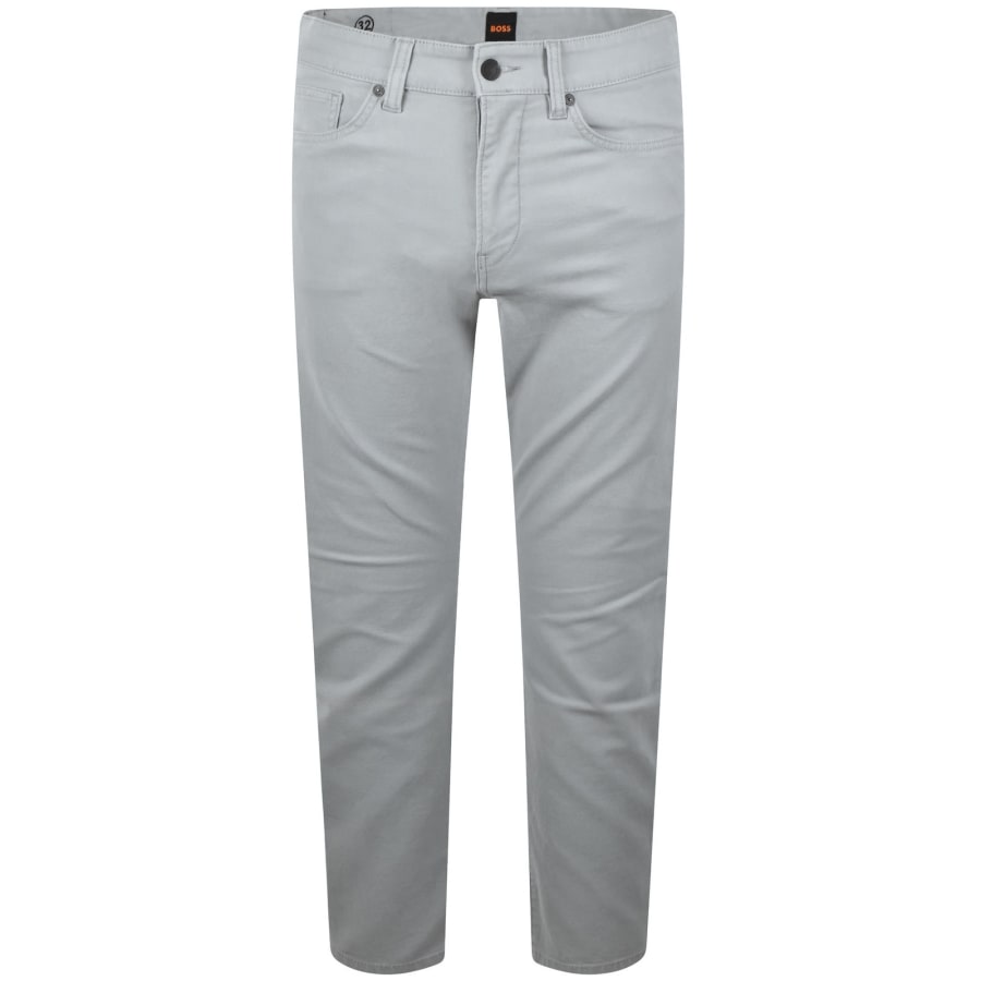 Image number 2 for BOSS Delaware Slim Fit Trousers Grey