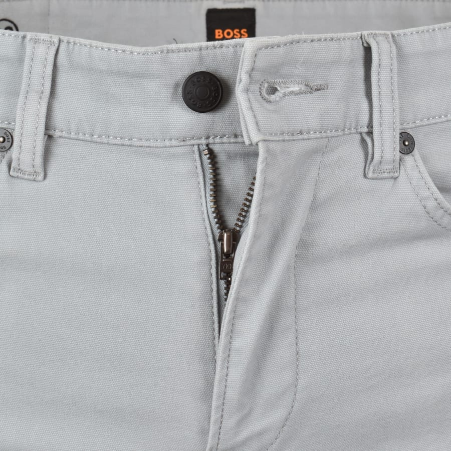 Image number 5 for BOSS Delaware Slim Fit Trousers Grey