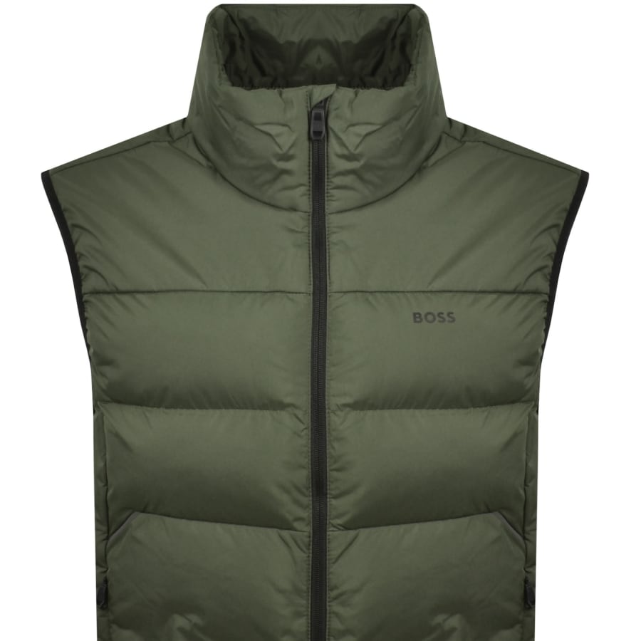 Image number 2 for BOSS Urbanex Puffer Gilet Green