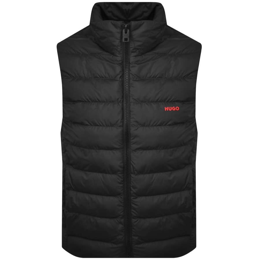 Image number 1 for HUGO Banks Padded Gilet Black