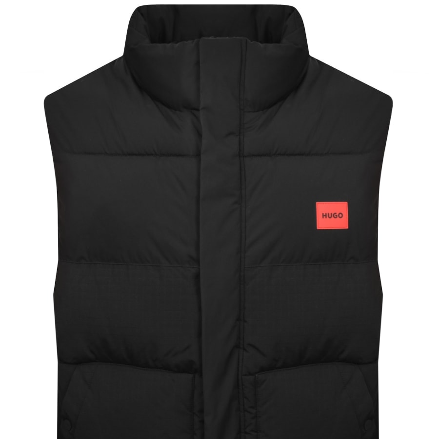 Image number 2 for HUGO Baltino Padded Gilet Black
