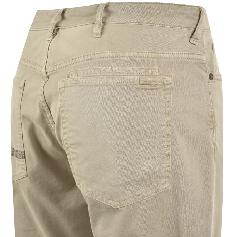 Image number 4 for Paul Smith Relaxed Tapered Jeans Beige