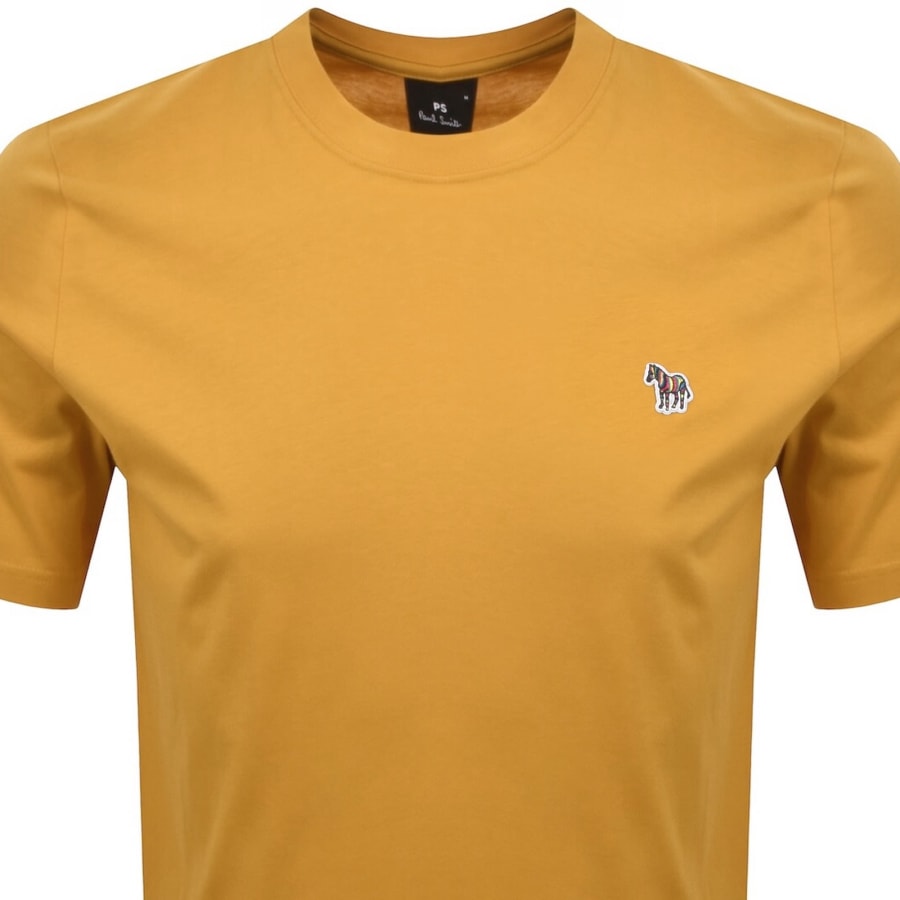 Image number 2 for Paul Smith Short Sleeve Zebra T Shirt Yellow