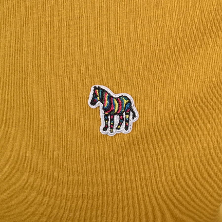 Image number 3 for Paul Smith Short Sleeve Zebra T Shirt Yellow
