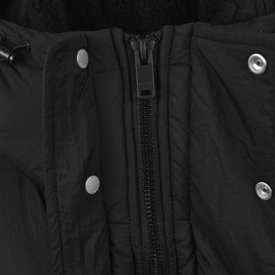 Image number 5 for BOSS Ogengar Crinkled Nylon Jacket Black