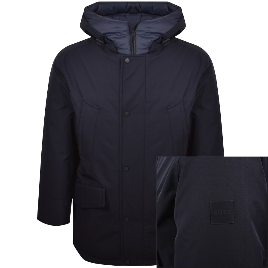 Image number 1 for BOSS Osiass1 Jacket Navy
