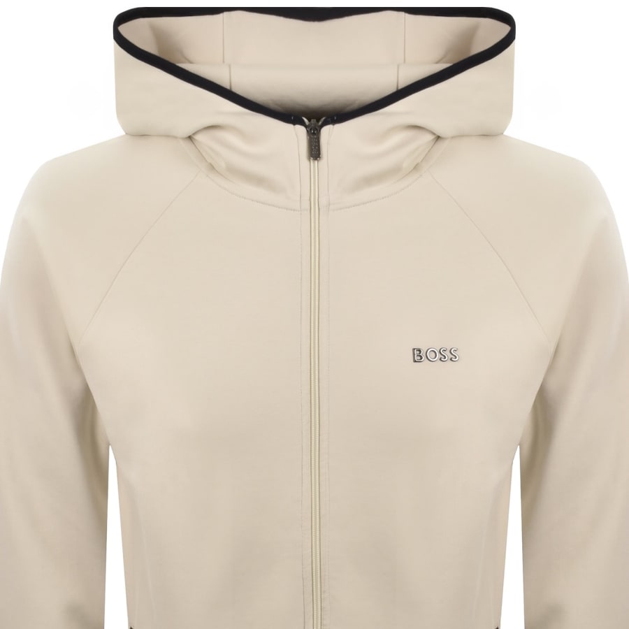 Image number 2 for BOSS Sense Full Zip Hoodie Open White