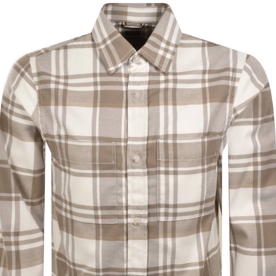 Image number 2 for BOSS H Owen Overshirt Brown